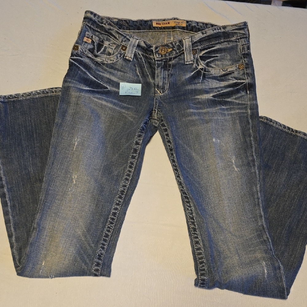 Big Star Blue Boot Cut Jeans with Vintage Appeal
